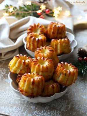 Recette Cannelés salés truite fumée & mozzarella