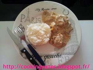 Recette Filet mignon de porc au vin blanc, champignons et crème fraîche