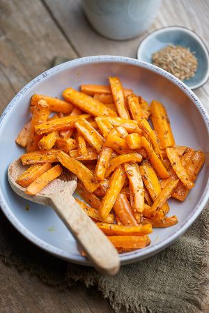 Recette Frites de carottes au airfryer