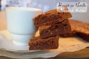 Recette Brownie au Nutella fondant