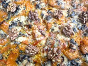 Recette Exquis Gratin Courge et Bleu (Ig Bas)