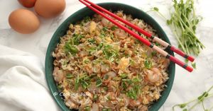 Recette Riz frit aux crevettes