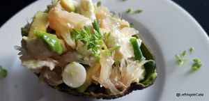 Recette Salade d'avocat, mozzarella et pamplemousse