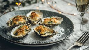 Recette Huître gratinées au champagne