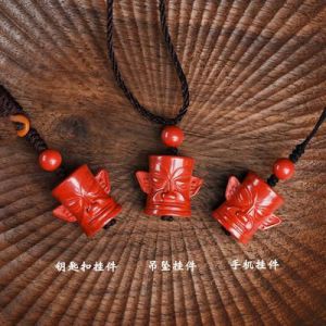 Recette Emperor Red Sand Three-Star Mask Pendant Review: Good Luck Accessories for Everyone