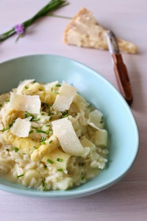 Recette Risotto aux asperges blanches