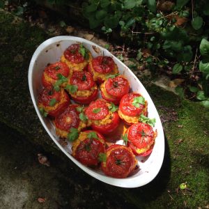 Recette Tomates farcies au millet (vegan & sans gluten)