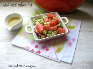 Recette Salade avocat pastéque féta