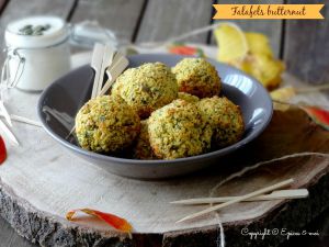 Recette Falafels au butternut et dip au yaourt et clémentines #vegan #sansgluten