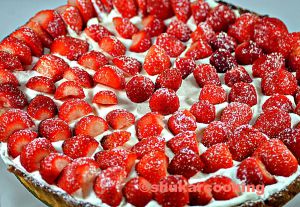 Recette Tarte aux fraises crème de mascarpone