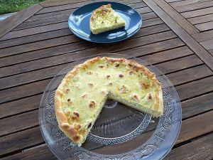 Recette Quiche courgettes - tartare