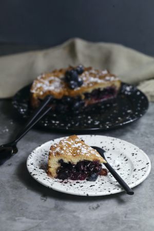Recette Torta Bertolina aux myrtilles