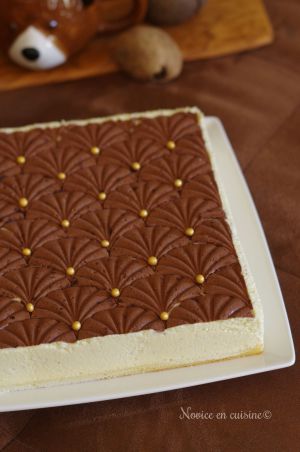 Recette Entremet mousse chocolat et mousse vanille