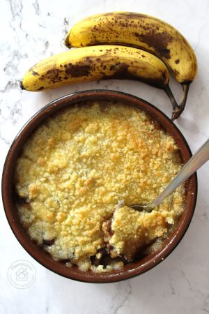 Recette Crumble banane chocolat : le dessert facile et ultra gourmand