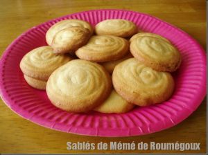 Recette Sablés de Mémé de Roumégoux