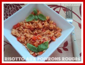 Recette Risotto aux Poivrons Rouges