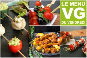 Recette Menu VG du vendredi autour de la Brochette