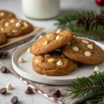 Recette Gingerbread White Chocolate Chip Cookies – Soft Holiday Recipe