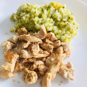 Recette Risotto vache qui rie courgettes