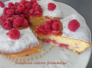 Recette Supplice citron framboise *