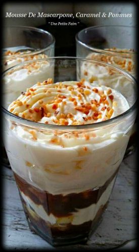 Recette Mousse De Mascarpone, Caramel & Pommes