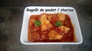 Recette Ragoût de poulet au chorizo