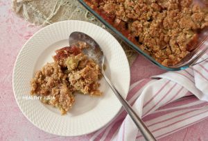 Recette Crumble à la rhubarbe sans gluten