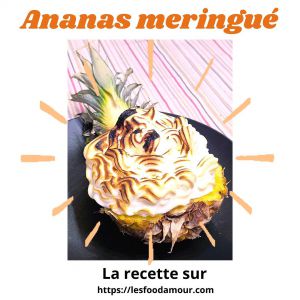 Recette Ananas meringué