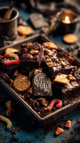 Recette Graveyard Dirt Brownies – Scary Good, Easy Halloween Dessert