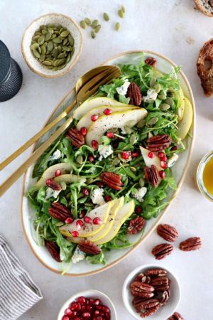 Recette Salade de poires, roquette et Gorgonzola