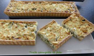 Recette Tarte courgette et feta *