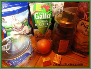 Recette Risotto au thon et pignons de pin