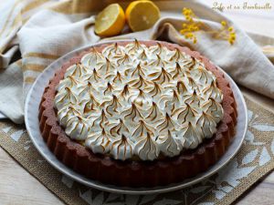 Recette Tarte renversée au citron meringuée