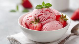 Recette Glace aux fraises maison