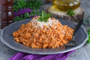 Recette Risotto à la tomate facile