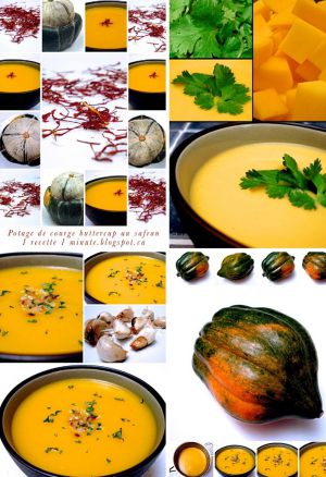 Recette Saison: les Soupes de Courges (Butternut, Citrouille, Buttercup, Poivrée)