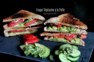 Recette Croque végétarien à la poêle