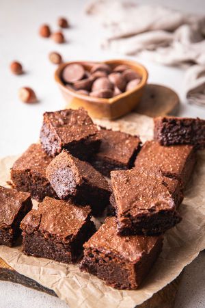 Recette Brownie au chocolat et pâte de noisettes