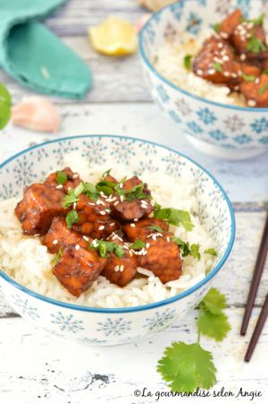 Recette Tempeh laqué {à l'ail & au gingembre} #vegan