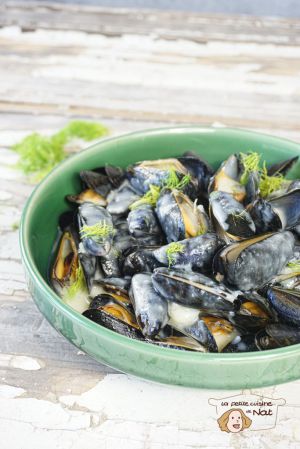 Recette Moules à la crème de fenouil