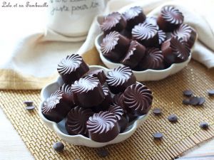 Recette Bouchées aux deux chocolats