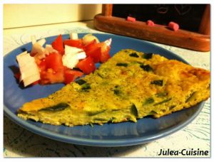 Recette Quiche sans pate aux courgettes