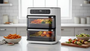 Recette Découvrez la friteuse Ninja Double Stack XL SL400EUWH : 9,5 L de cuisson saine sans huile