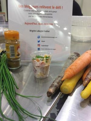 Recette Tagliatelles de carottes multicolores et croquettes de panais-carottes pour la Banque Alimentaire