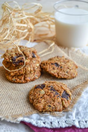 Recette Cookies au beurre de cacahuètes et chocolat noir (vegan & sans gluten)