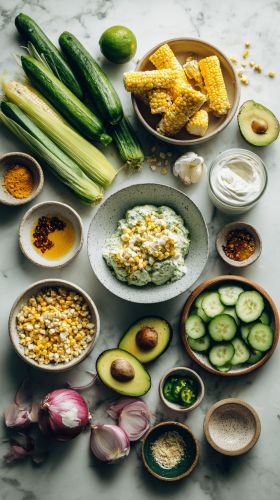 Recette Street Corn Creamy Cucumber Salad: A Fresh Twist on Summer Flavor