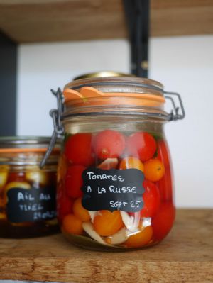 Recette Tomates lactofermentées à la Russe