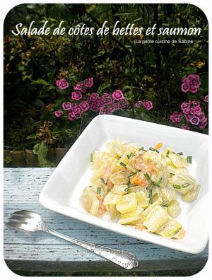 Recette Salade de côtes de bettes et saumon