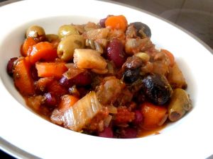 Recette Haricots aux carottes fenouil olives