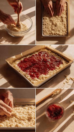 Recette Low-Sugar Cranberry Bars: Guilt-Free Sweetness in Every Bite